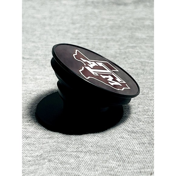 Texas A&M University College Football Phone Holder Stand With Adhesive Base - Picture 3 of 6